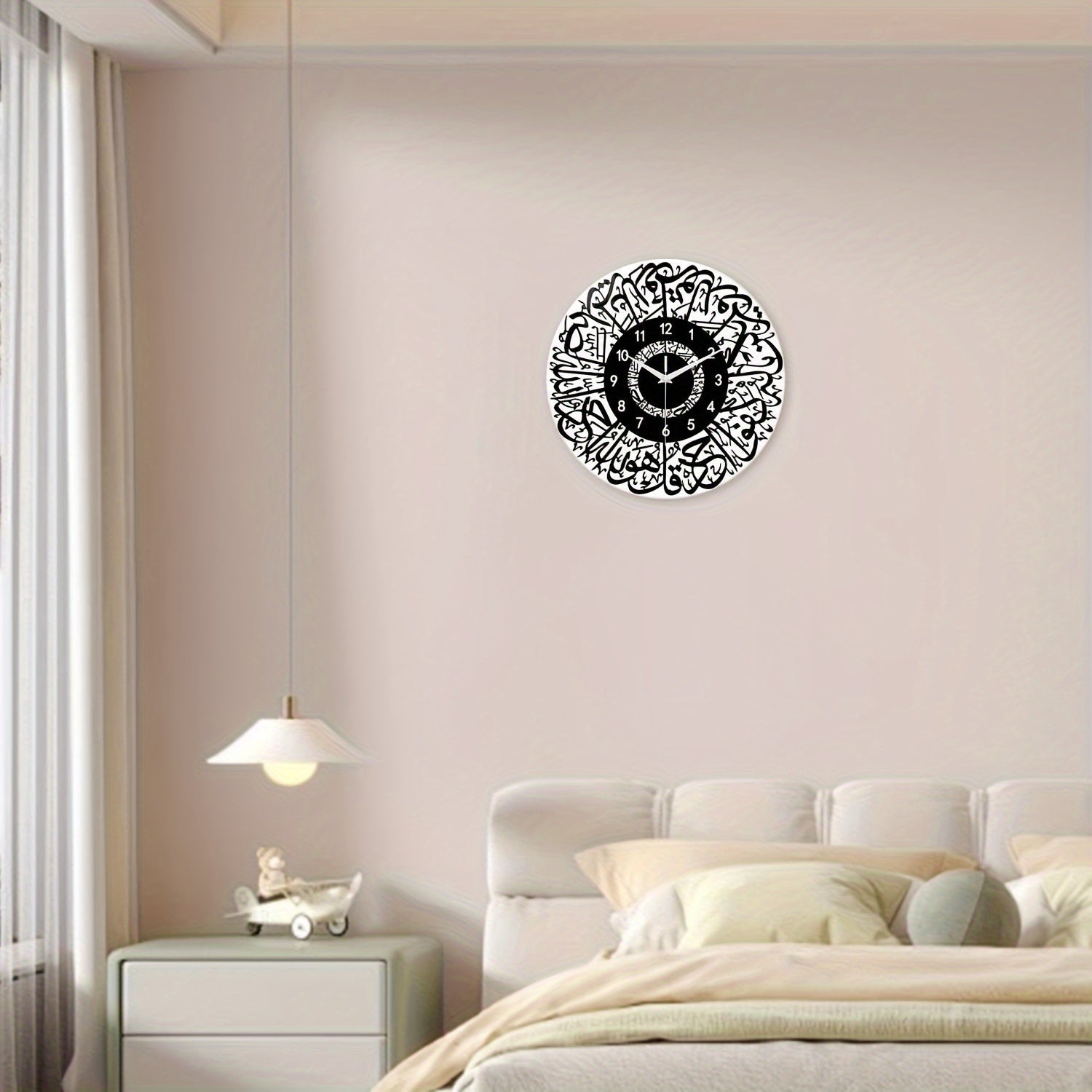 SerenityTime - Islamic Wall Clock with Silent Quartz Movement