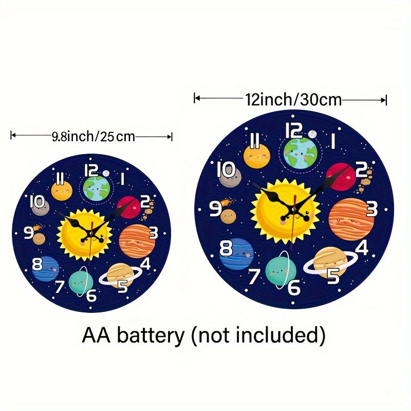 AstroCharm - Silent Solar System Wall Clock