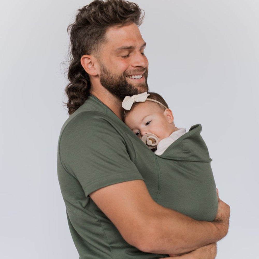 Babybærer bomulds T-shirt vikle slynge