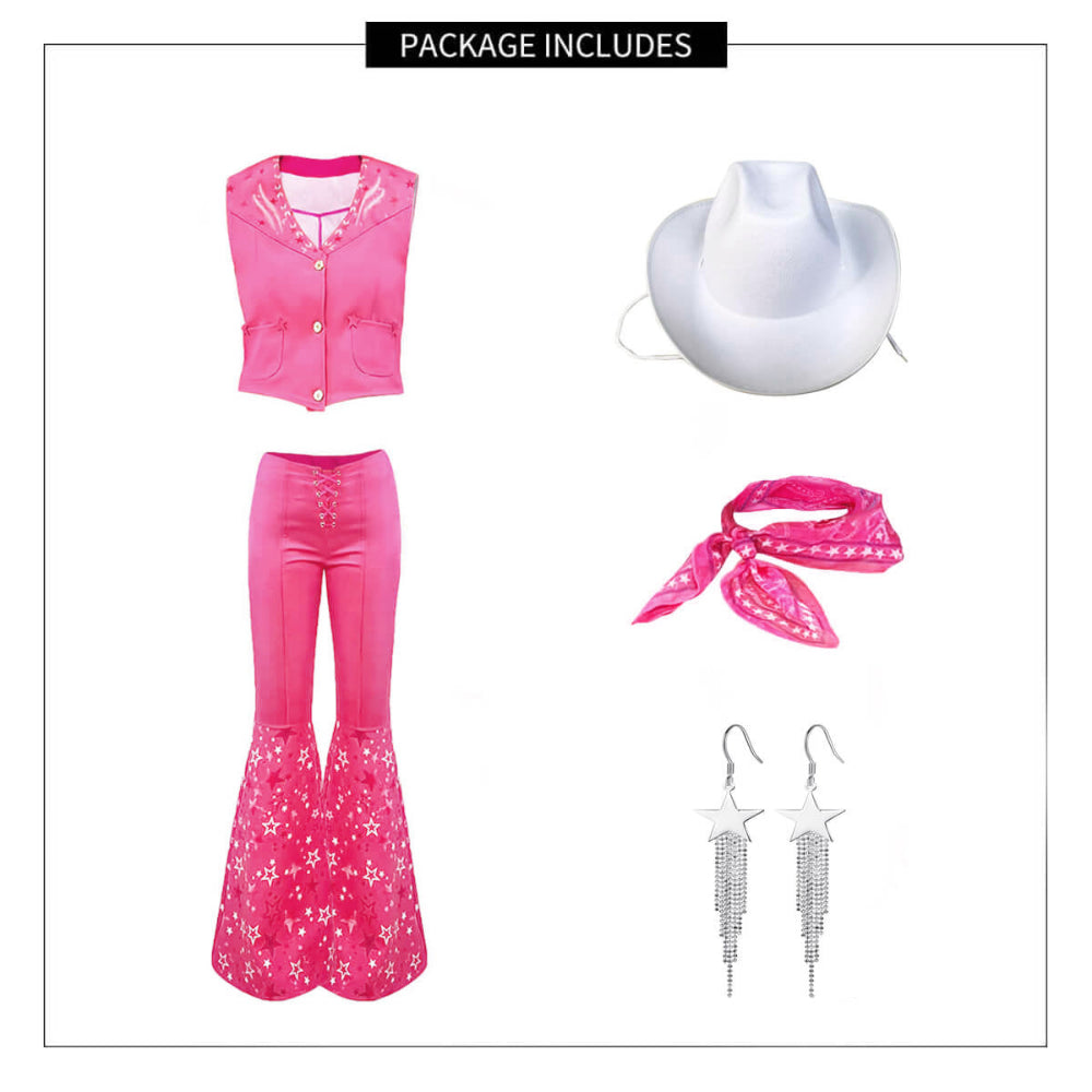 Couples Barbara Costume Cowgirl and Cowboy Outfits Women Men Western Cosplay Costumes - Image 6