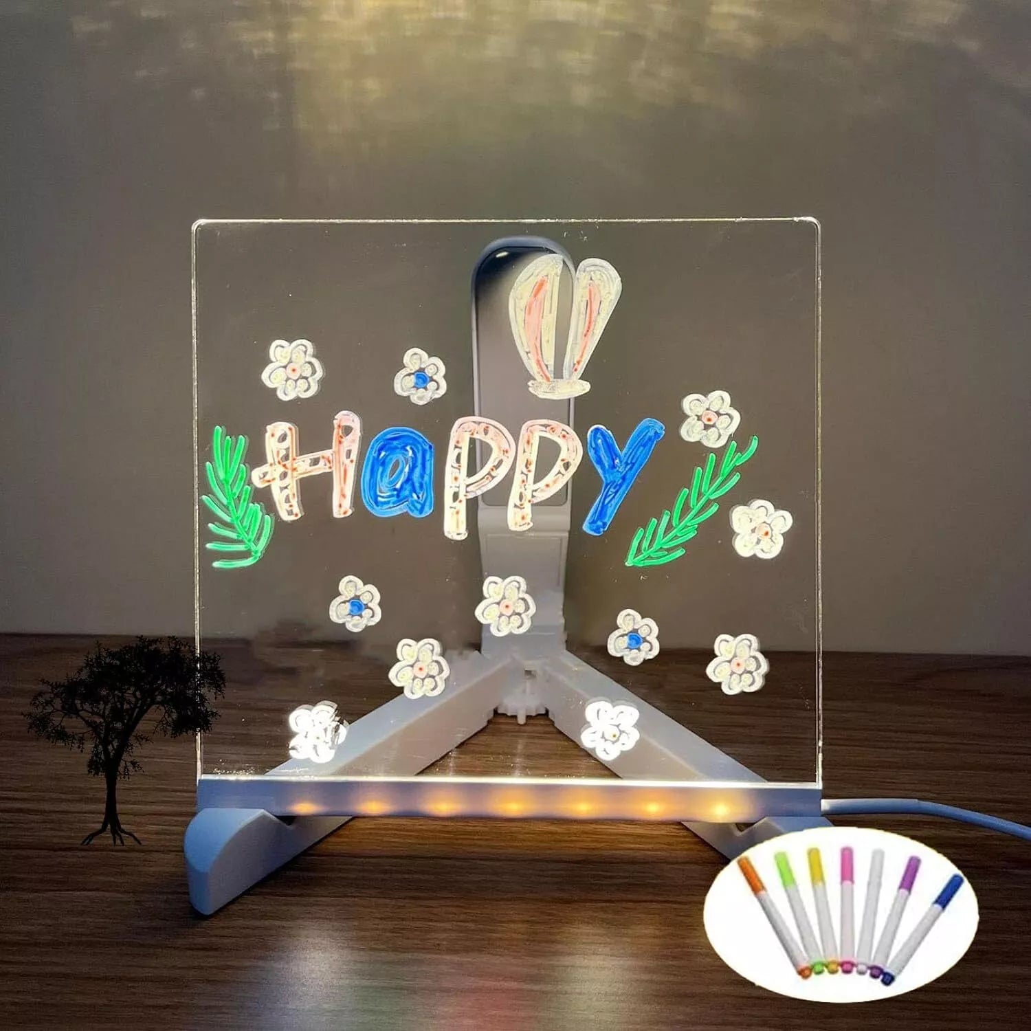 Tableau de dessin lumineux à LED