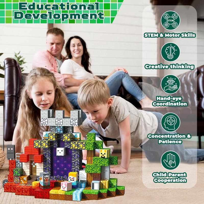 Creative Magnetic Building Play Set for Kids - Image 5