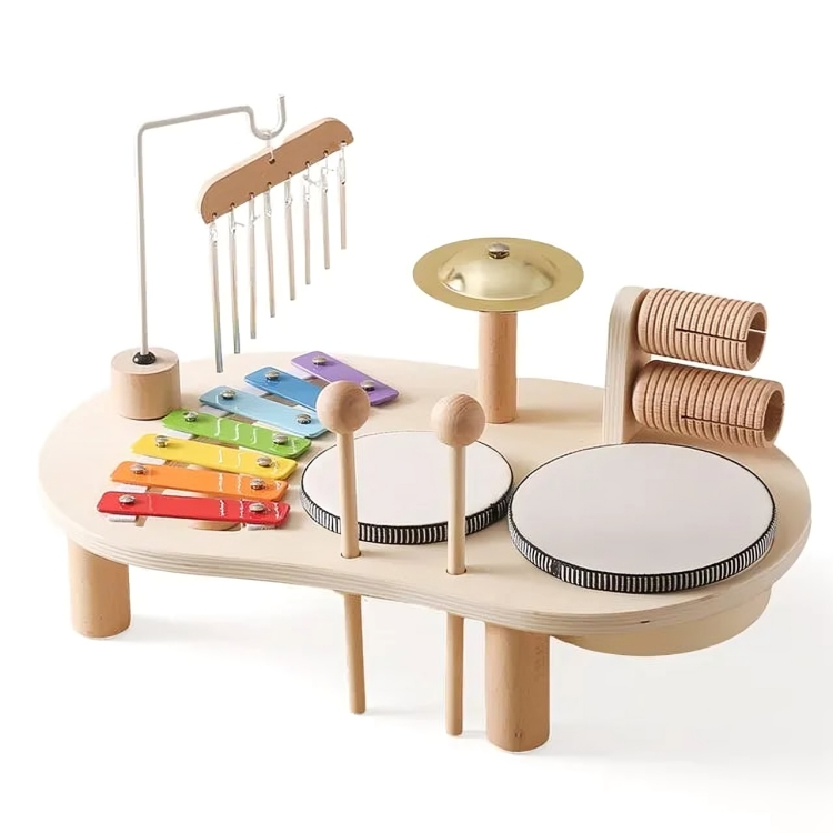 Musikalsk legetøj træ Montessori børne instrument sæt
