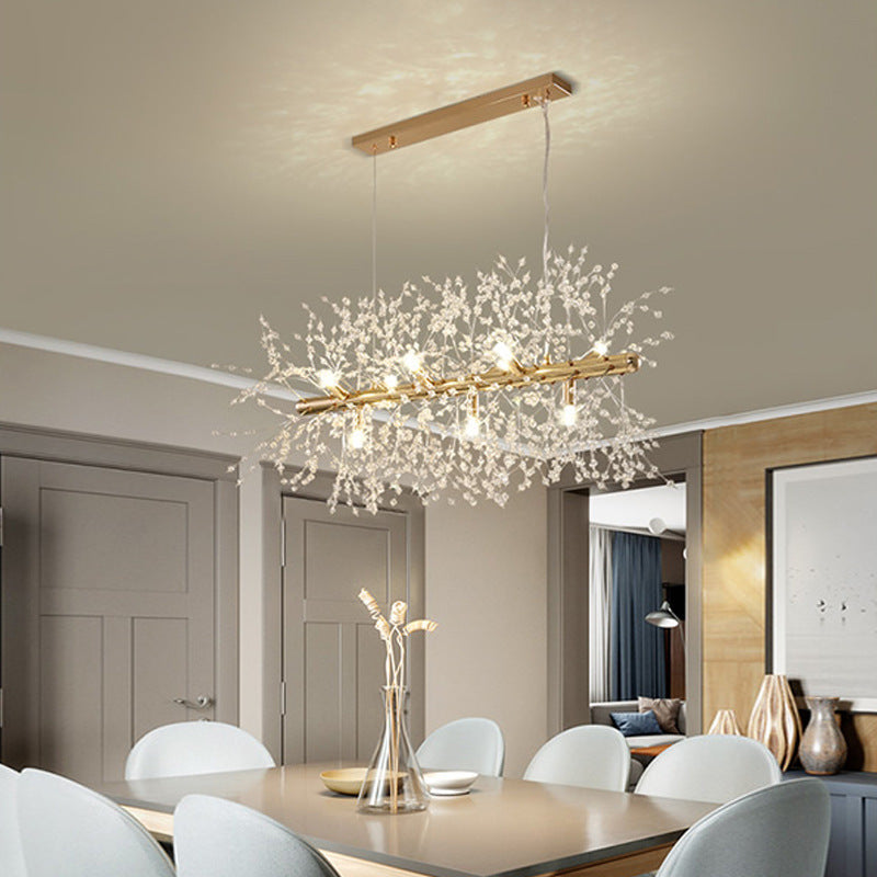 CrystalGlow - LED Pendant and Ceiling Lights with Elegant Branch Design