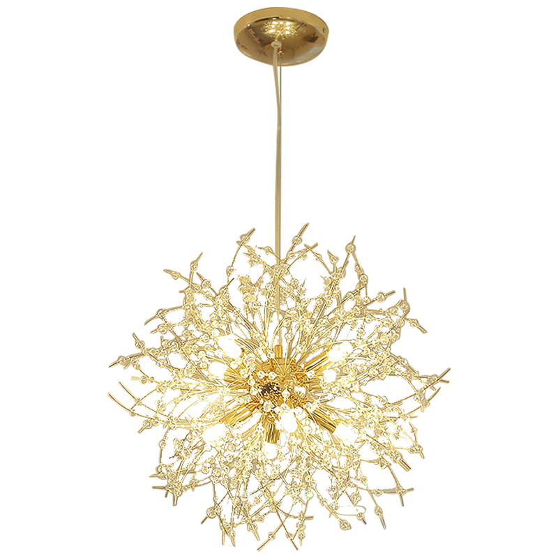 CrystalGlow - LED Pendant and Ceiling Lights with Elegant Branch Design