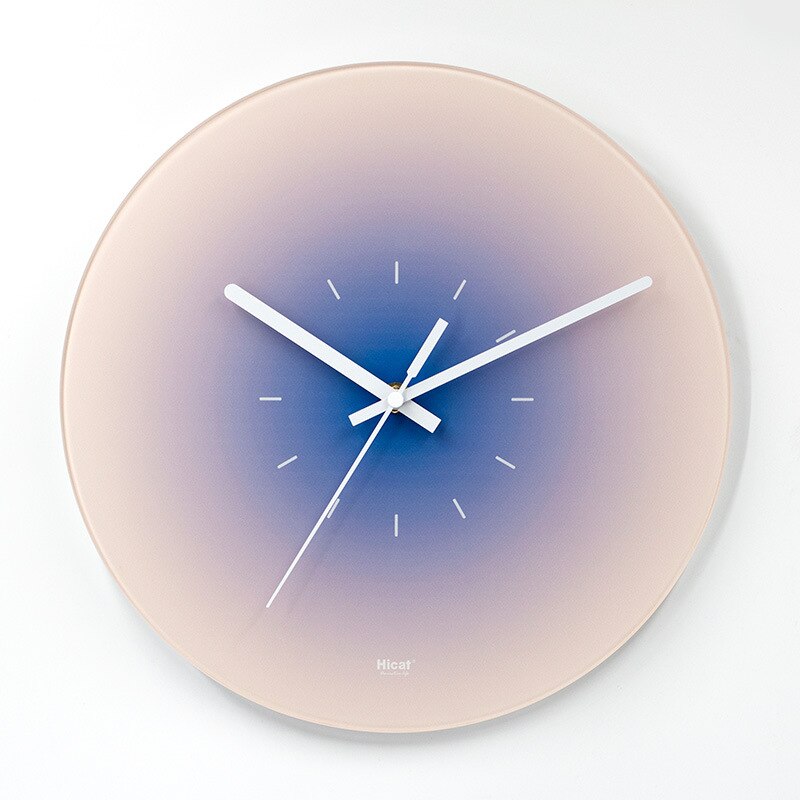 LuxeView - Elegant Glass Wall Clock with Scandinavian Design