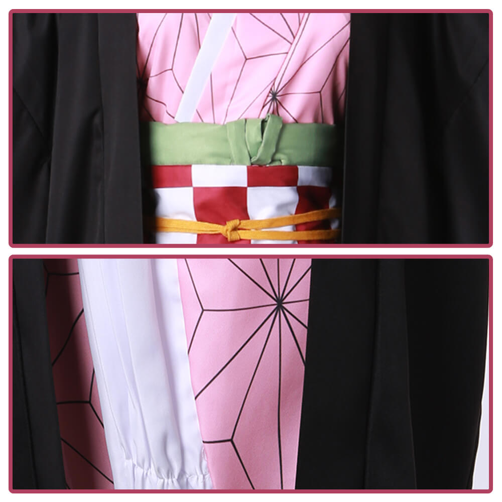 Demon Cosplay Costumes Nezuko Costume Mitsuri Tanjiro Shinobu Cosplay Set Mitsuri Kanroji Halloween Costumes - Image 3