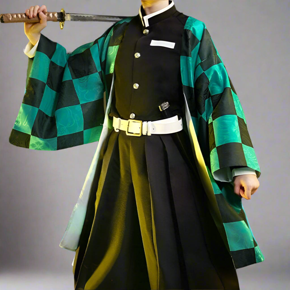 Demon Cosplay Costumes Nezuko Costume Mitsuri Tanjiro Shinobu Cosplay Set Mitsuri Kanroji Halloween Costumes - Image 6