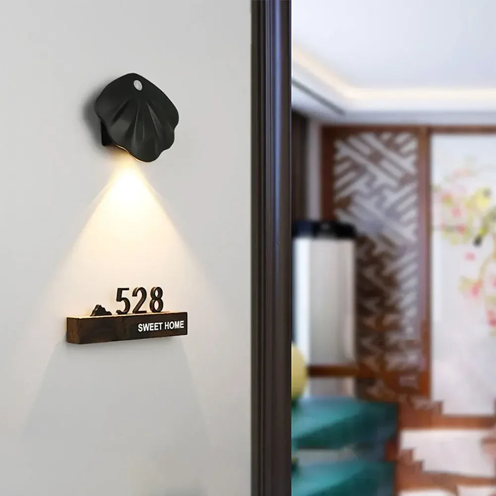 Luminous Guardian - Automatic Motion Sensor LED Wall Lamp for Hallway & Bedroom Illumination