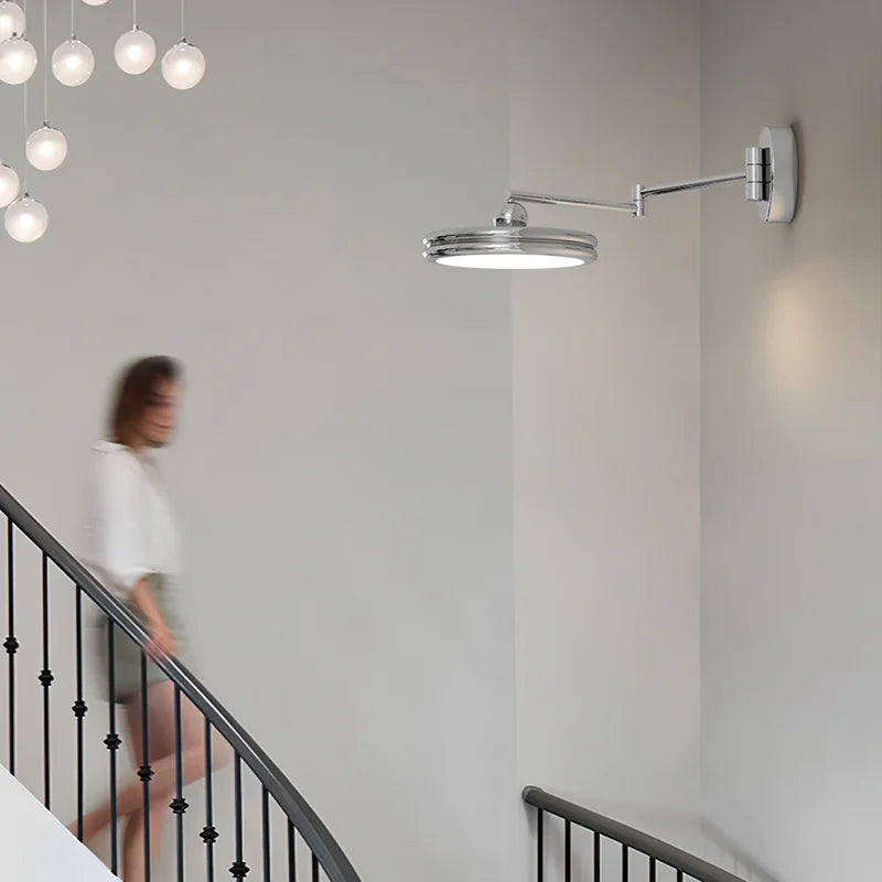 Luminous Design: Modern Adjustable LED Wall Lamp - Stylish Swiveling Wall Lighting for Any Space