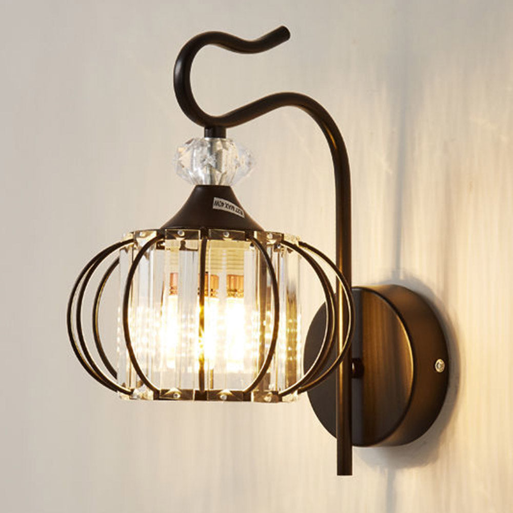 Luminous Forge Wall Light - Contemporary Bedside Illumination in Industrial Design