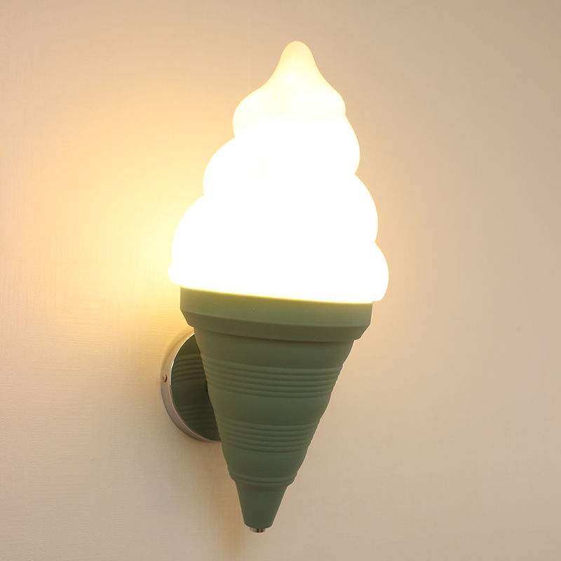 BrightScoops LED Wall Light - Stylish Ice Cream Design for Children's Rooms and Contemporary Living Spaces