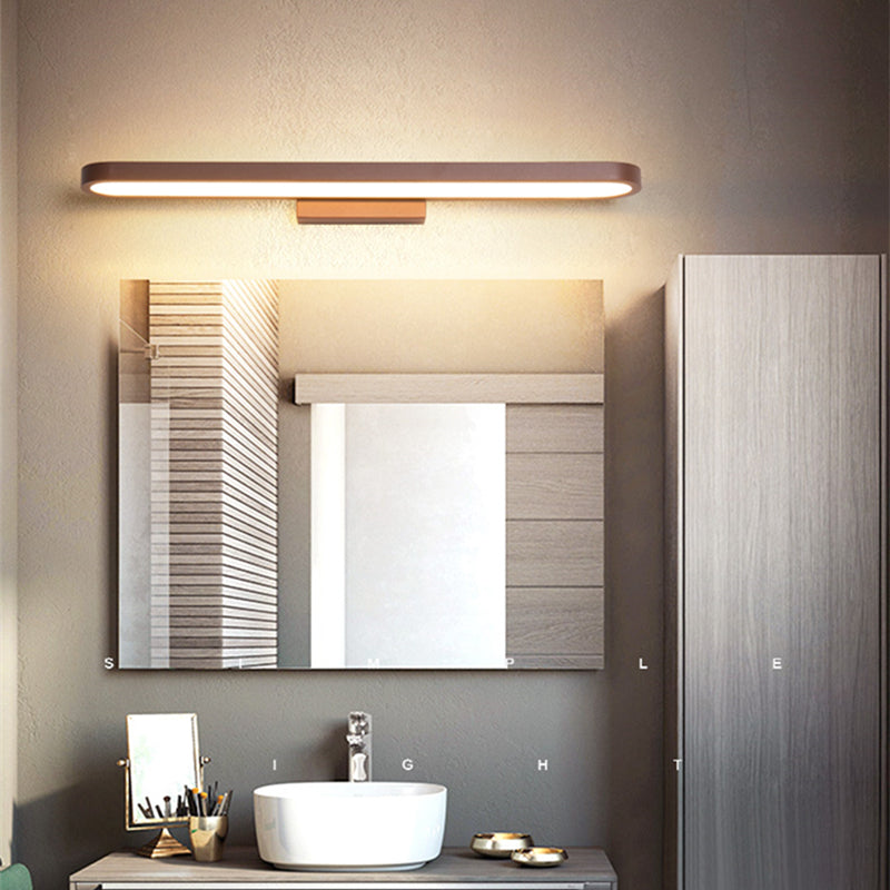 Luminous Glow: Modern LED Wall Lamp for Bathroom - Sleek Indoor Illumination Solution