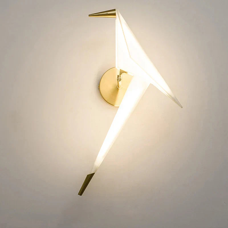 Luminous Origami Glow - Stylish LED Wall Light to Enhance Your Living Spaces Elegantly