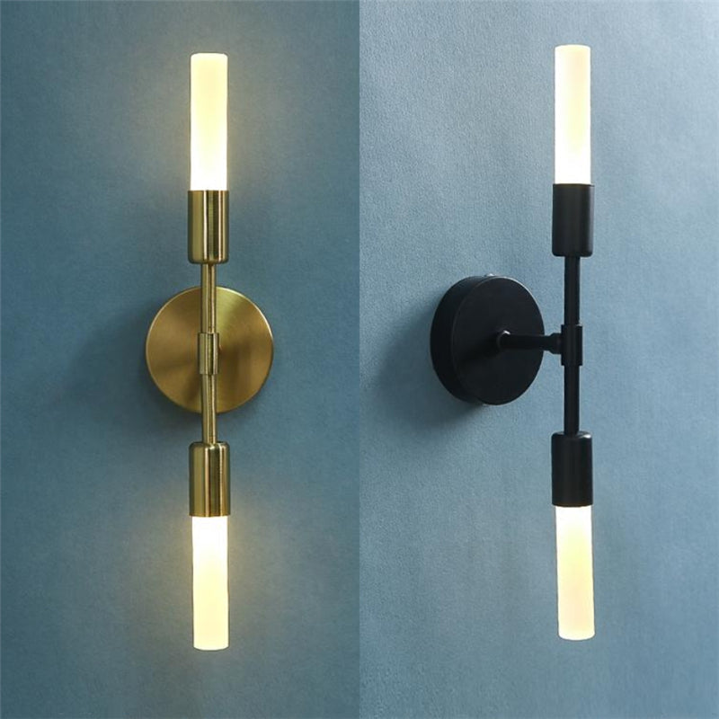 Luminous Edge: Modern Minimalist Dual Light Beam Metal LED Wall Sconce for Stylish Interiors