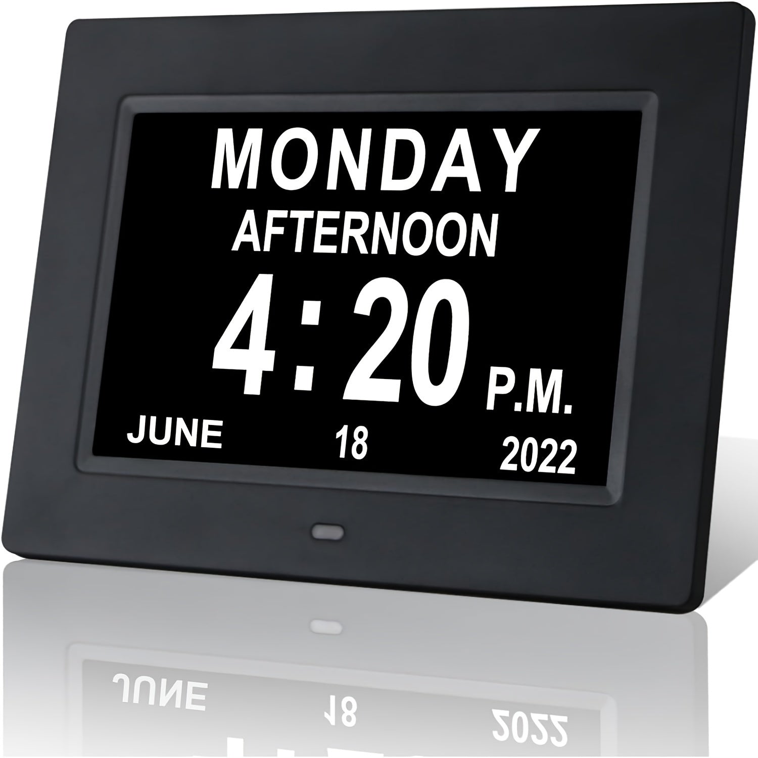 Digitalt vægur kalender alarm display ramme