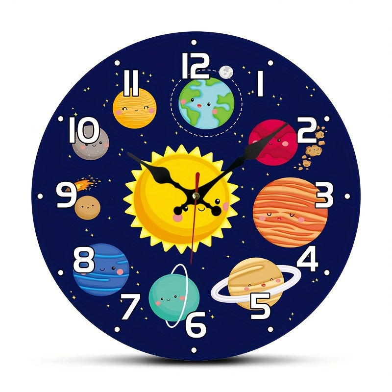 AstroCharm - Silent Solar System Wall Clock