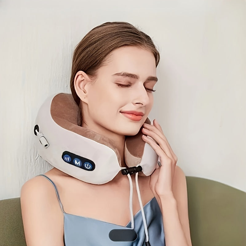Nakkepude Memory Foam USB Massage Støtte