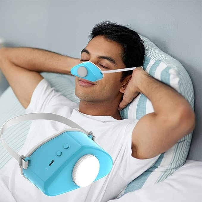 Electric Atomized Micro-CPap - Portable Electric Anti Snoring Devices Smart Mask Anti Snoring Device - Gear Elevation