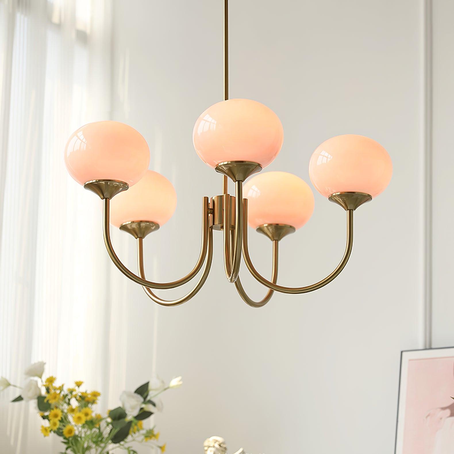 Stropní svítidlo moderní mosazný lustr lampa