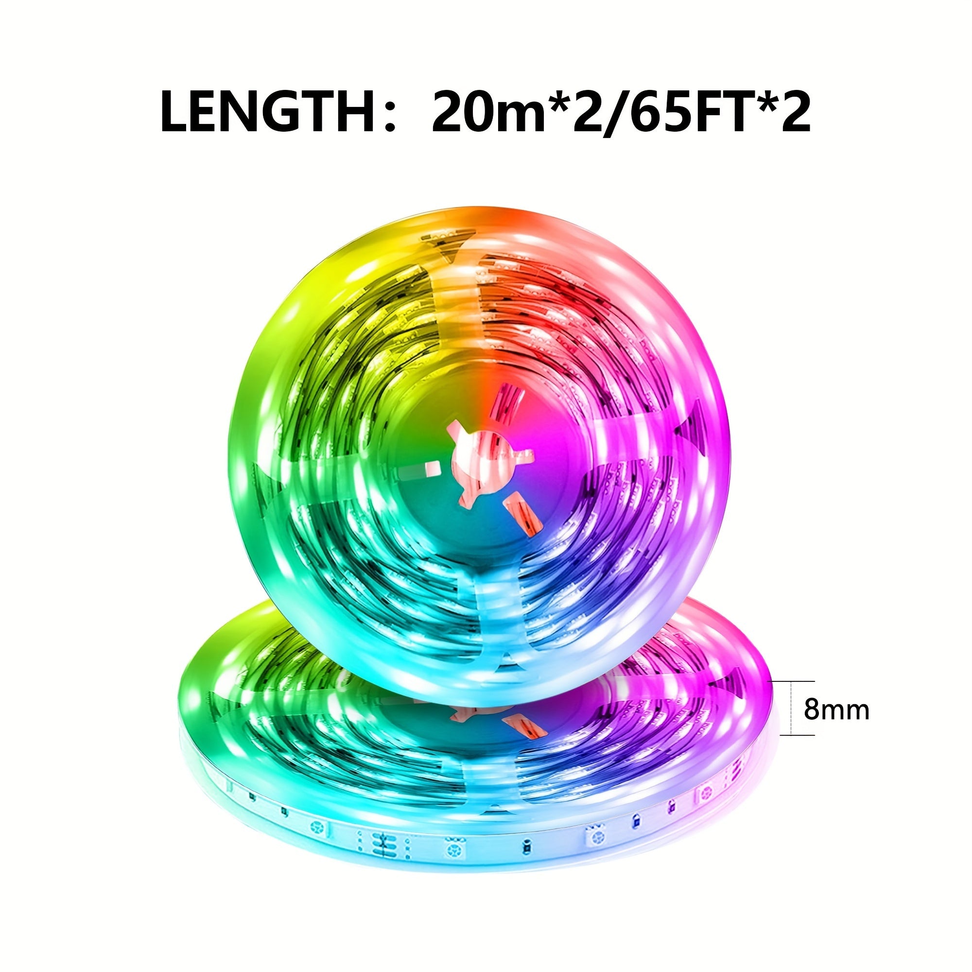 LED-strips med farveskift og app-styring