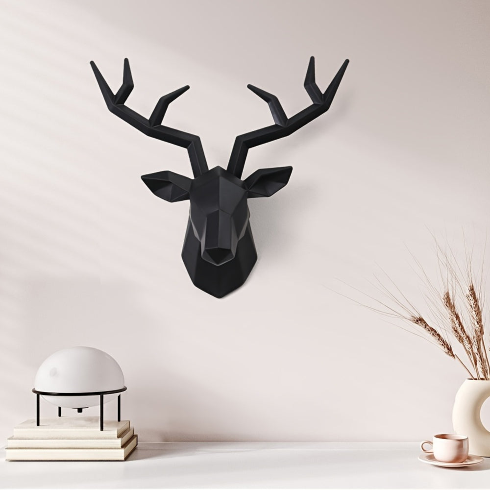 DeerDesign - Geometric Deer Head Wall Sculpture