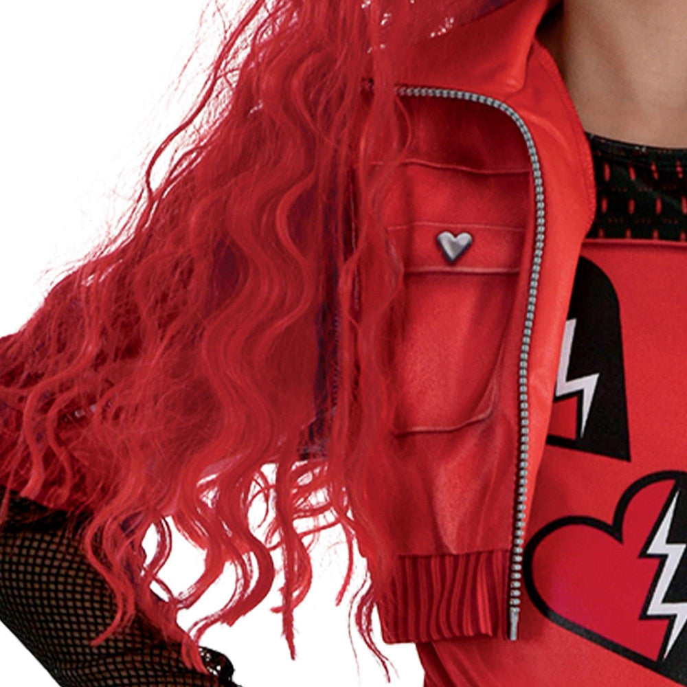Girls Princess Red Costume Tops and Pants Suit Halloween Cosplay Outfit - Image 8