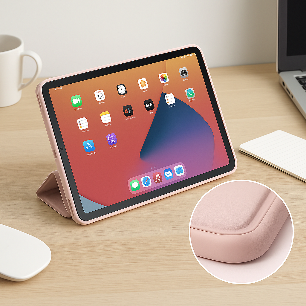 iPad Case Slim Magnetic Silicone Cover