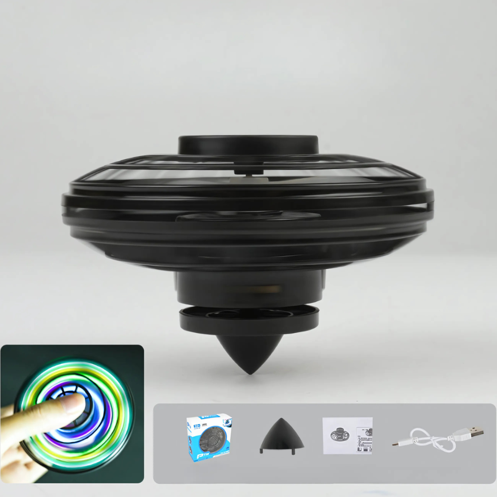 Giocattolo volante LED spinner controllato a mano