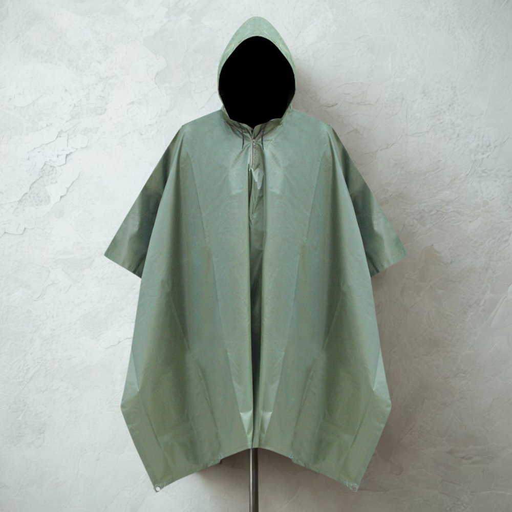 Poncho de pluie imperméable camouflage pour équipement de chasse