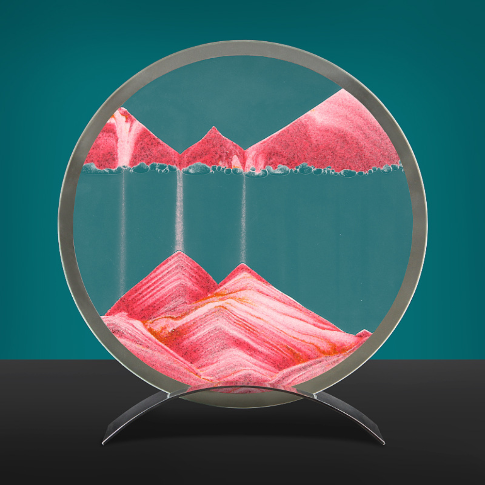 Wall Art Motion Sand Timer Light