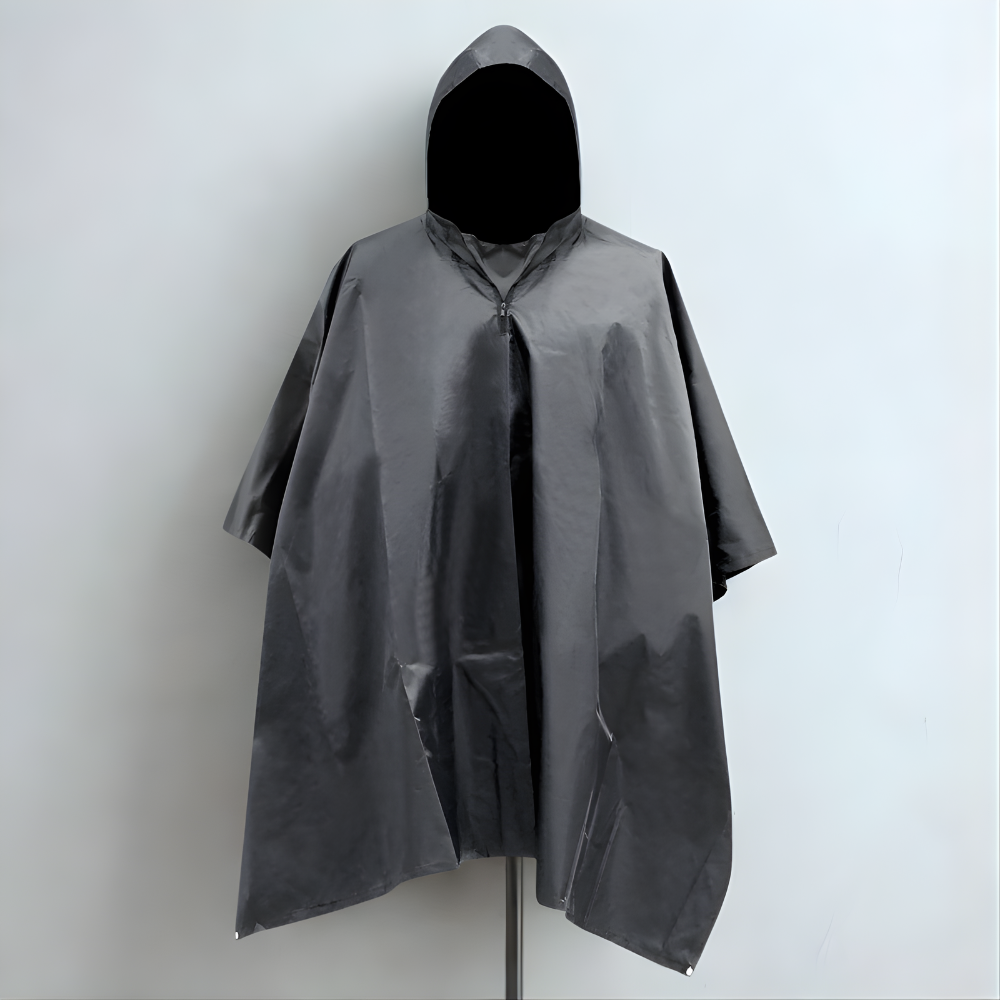Poncho de pluie imperméable camouflage pour équipement de chasse