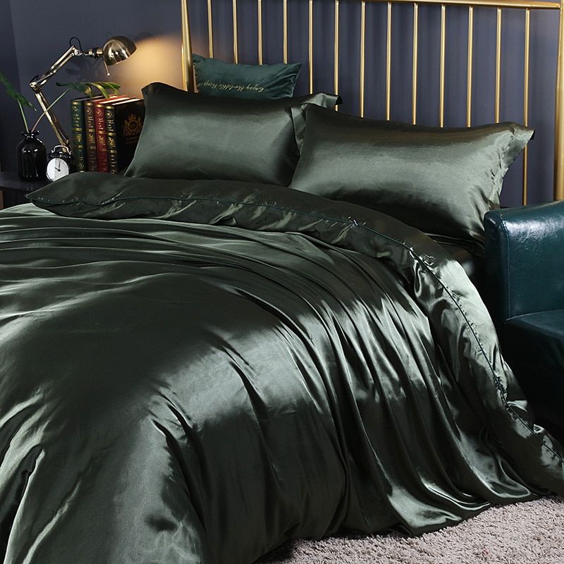 DreamLuxe - Satin-Cotton Bedding Set for Unmatched Comfort