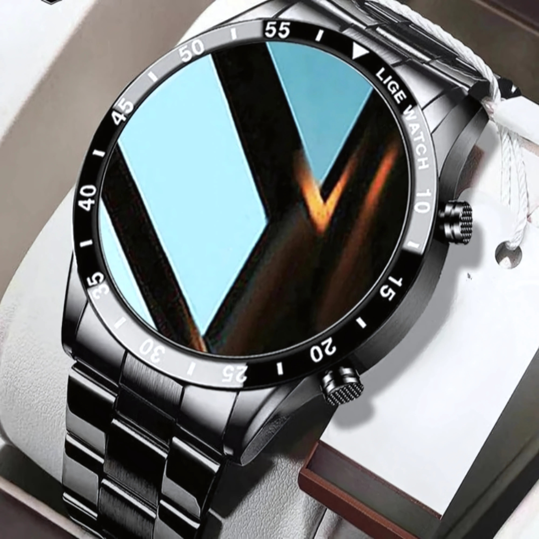 Smartwatch Rustfrit Stål Moderne Sundhedstracker
