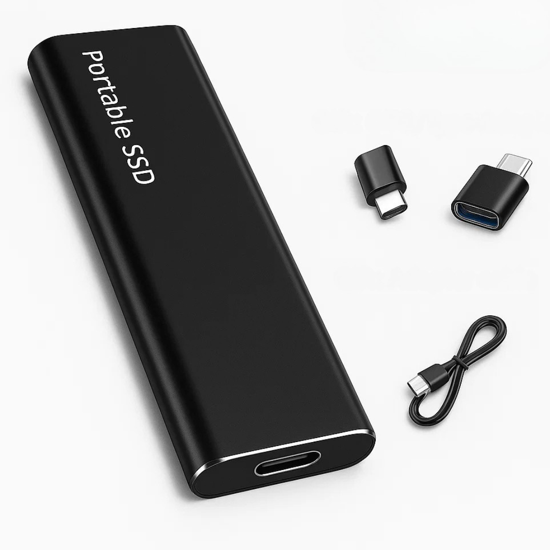 Přenosný SSD s USB-C rychlým přenosem dat