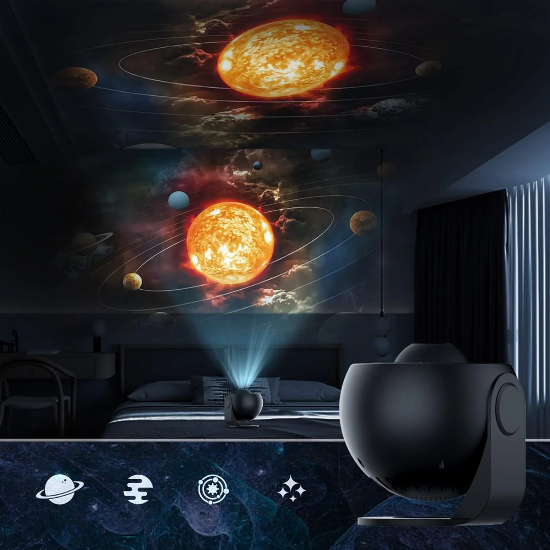 LED noční světlo projektoru galaxie do ložnice