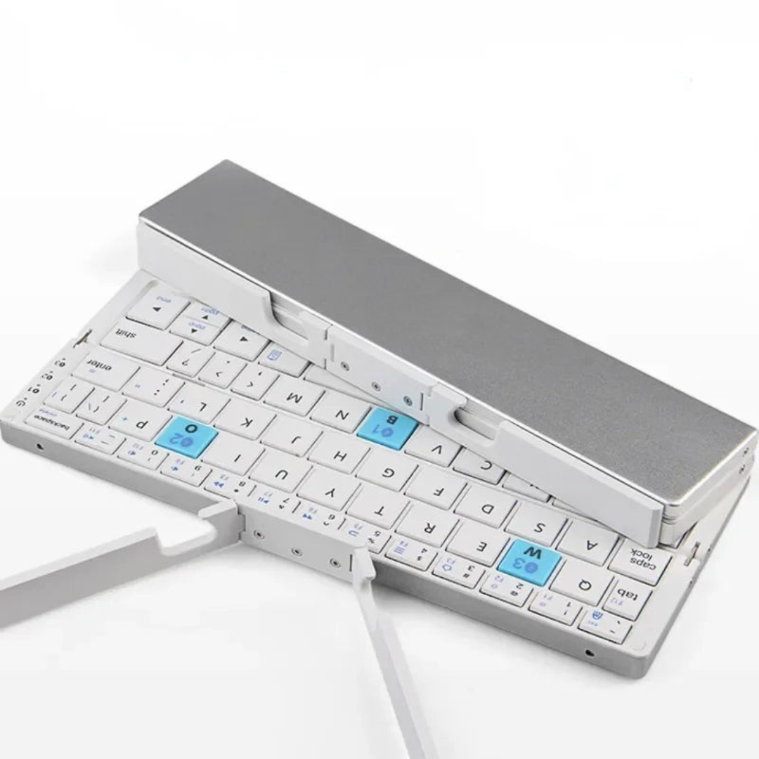 Bluetooth klávesnice s držákem pro tabletová zařízení