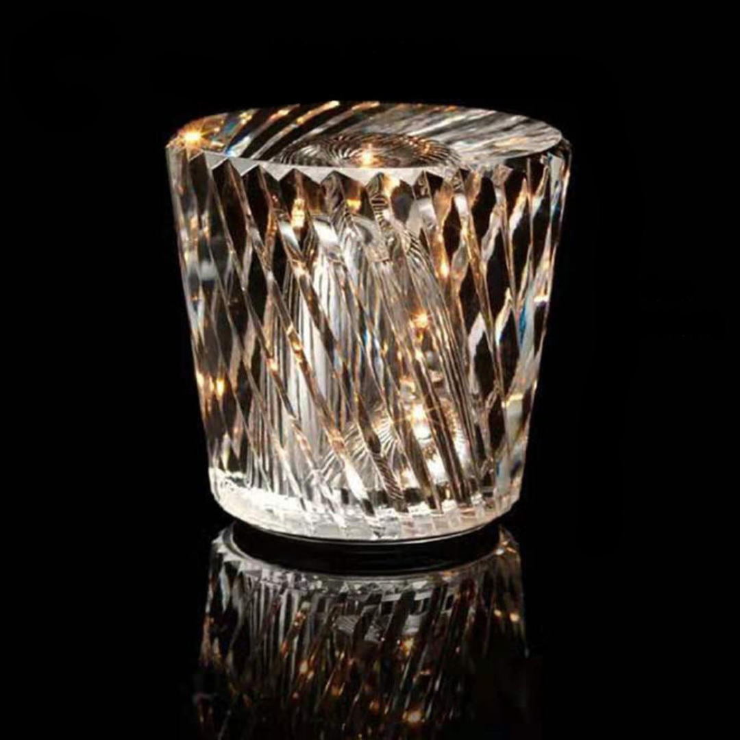Crystal LED Table Lamp Warm White Light