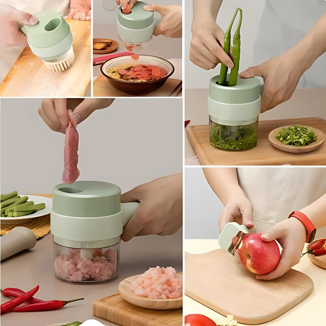 Elektrisk mini grøntsagshakker food processor
