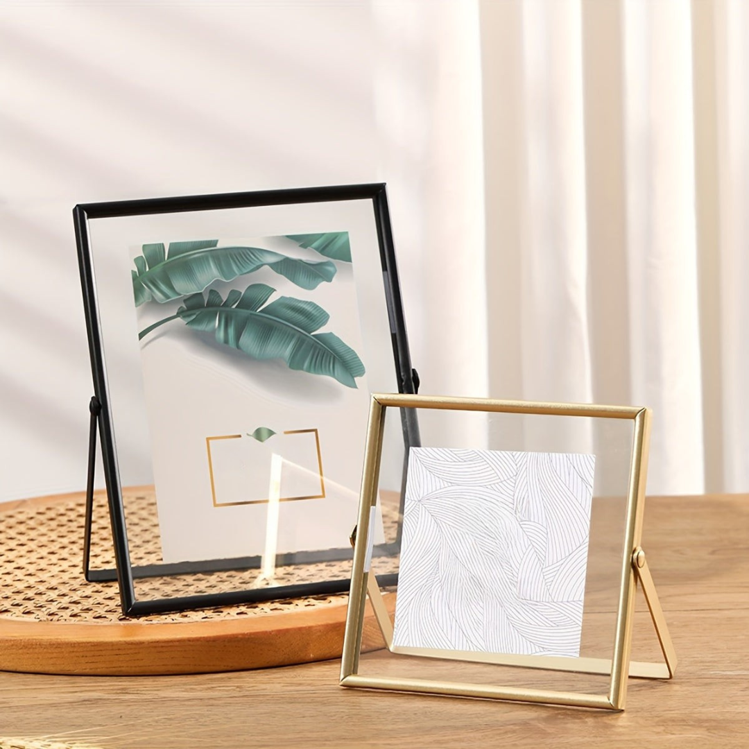 Digital fotoramme moderne metal skrivebordsstander