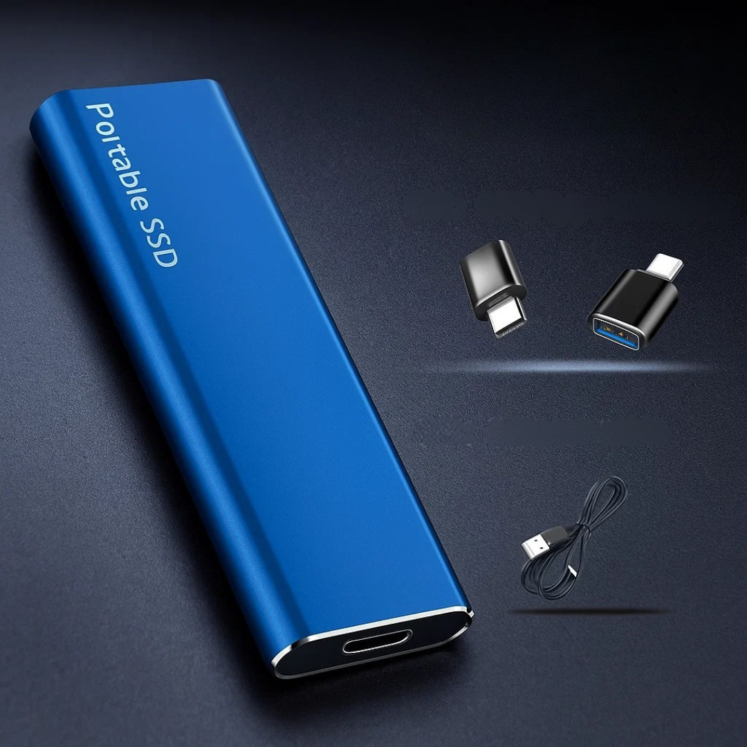 Přenosný SSD s USB-C rychlým přenosem dat