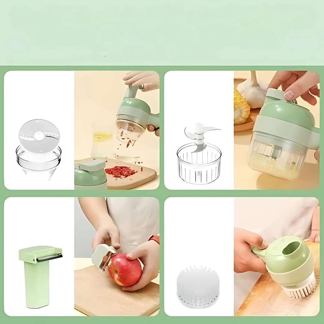 Elektrisk mini grøntsagshakker food processor