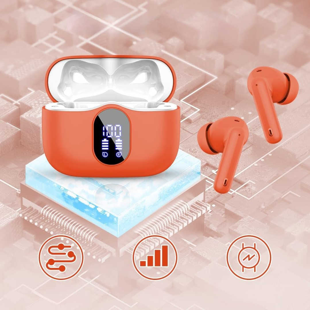Bezdrátová Bluetooth sluchátka s potlačením hluku