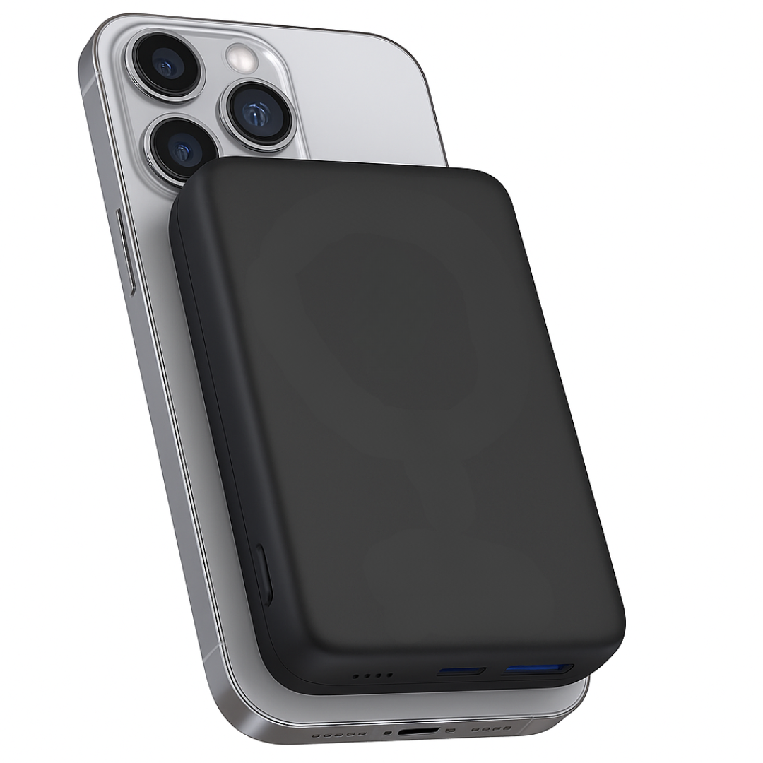 Power Bank caricatore wireless con design magnetico