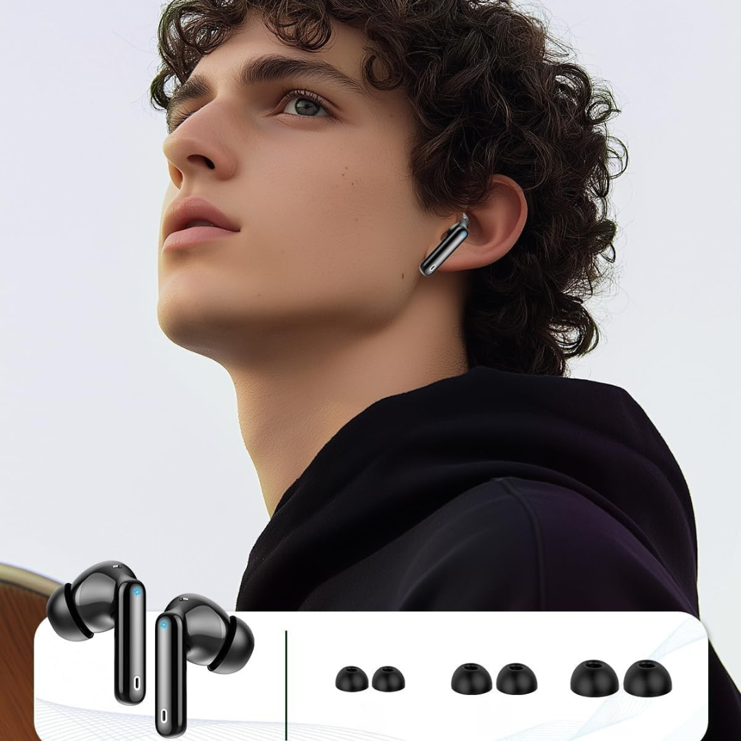 Bezdrátová Bluetooth sluchátka s potlačením hluku