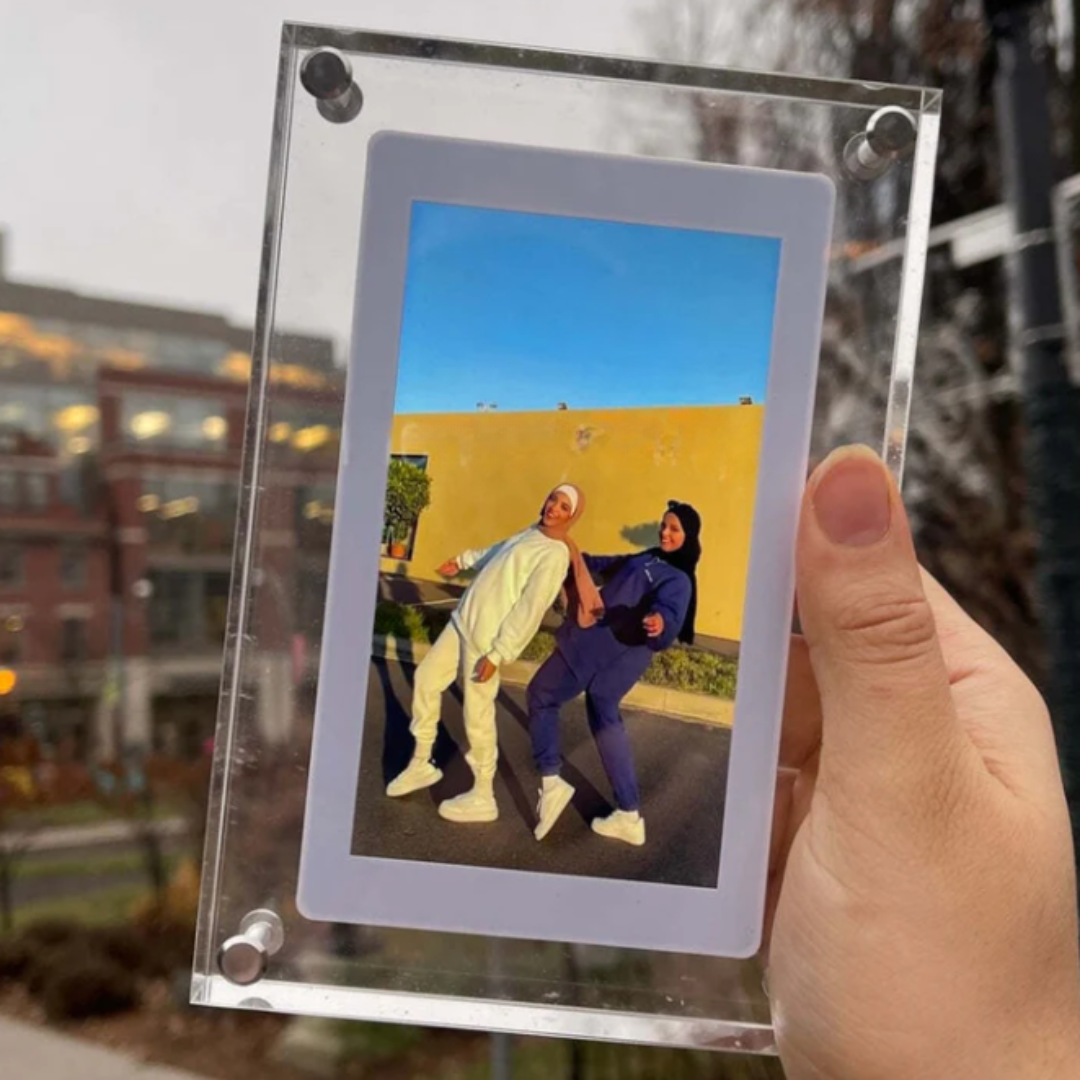 Digital fotoramme med videoafspilning