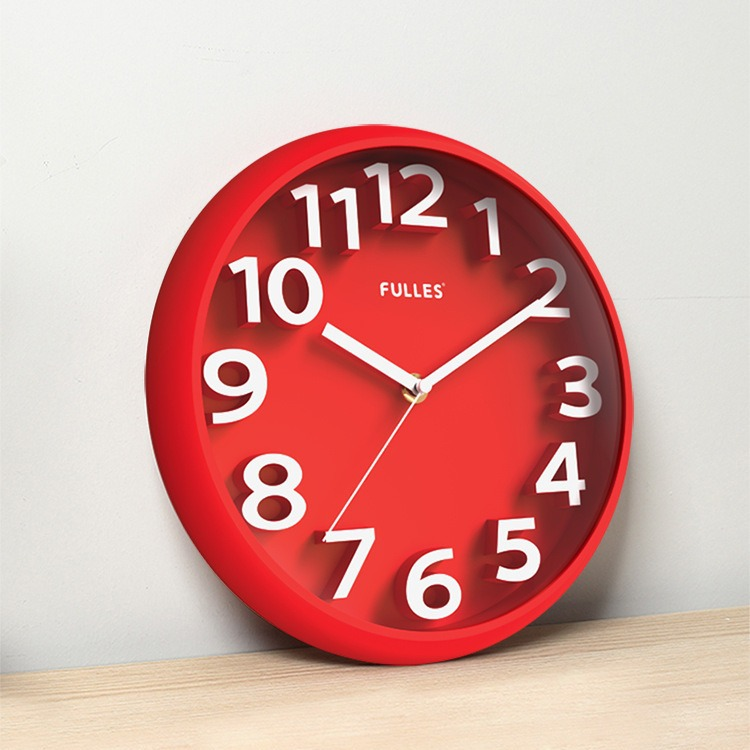 TimeGlow - Silent Wall Clock with Vibrant Design