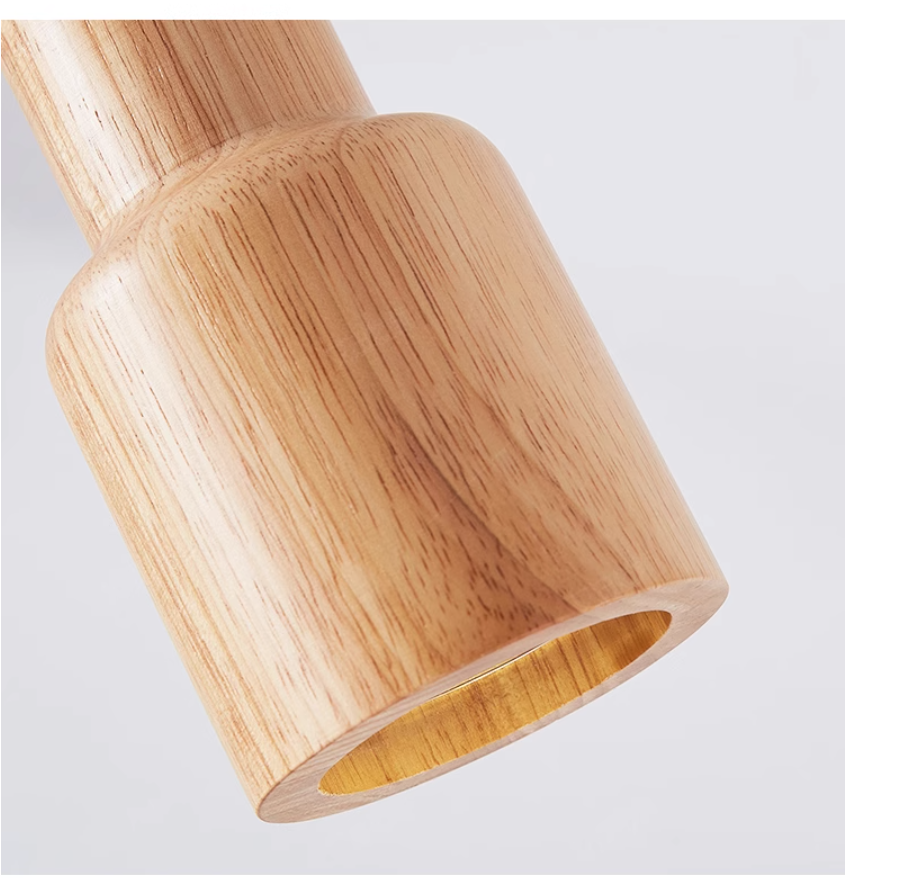 EcoLuxe - Scandinavian Wooden Ceiling Lamp