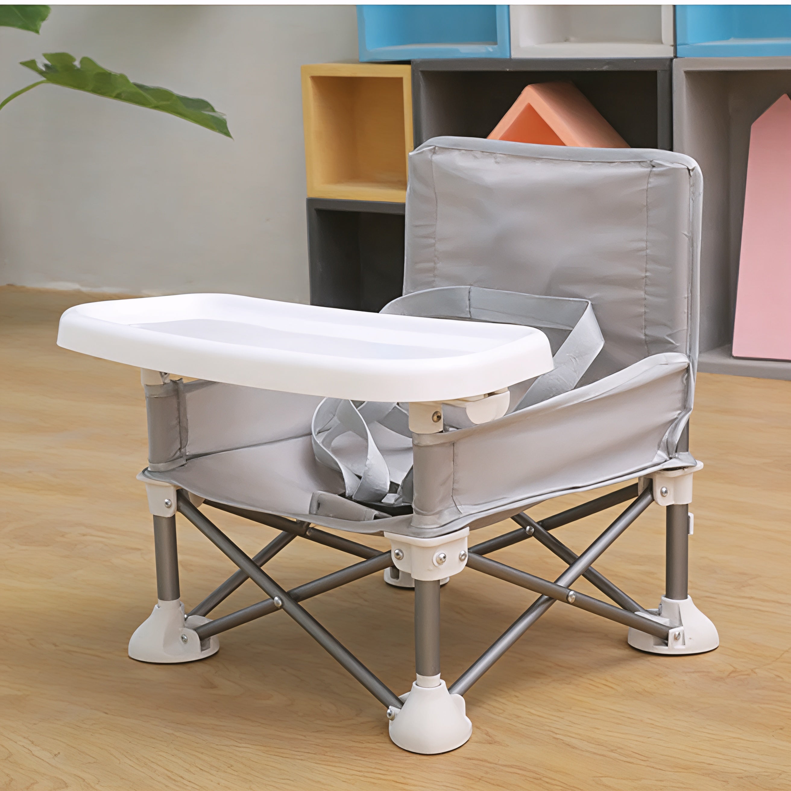 Chaise haute pliante siège rehausseur de voyage pour tout-petit