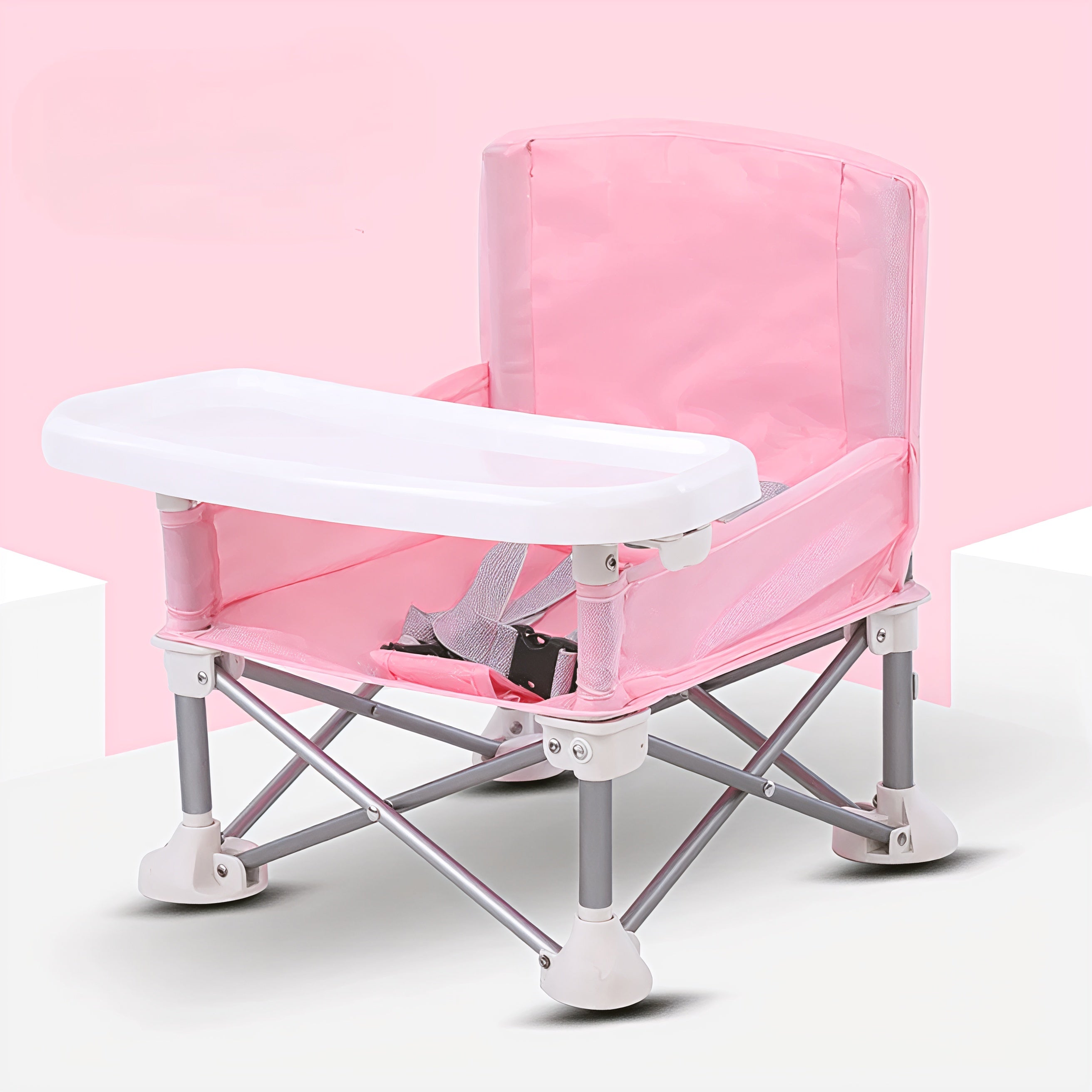 Chaise haute pliante siège rehausseur de voyage pour tout-petit